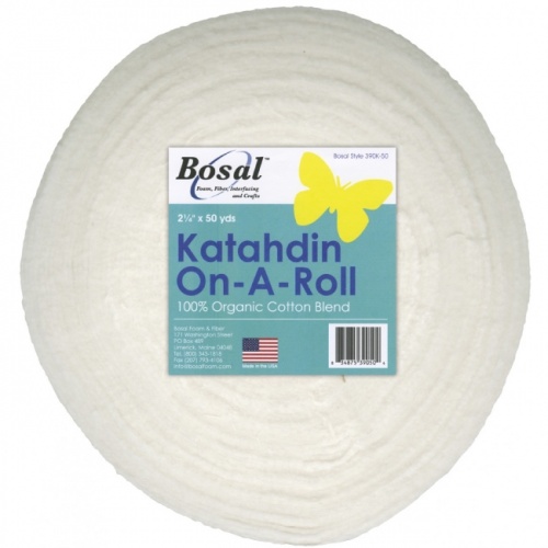 Bosal Katahdin Jelly Roll Rug Batting 2.25'' x 50 yds