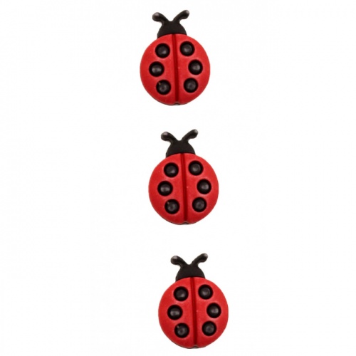 Spring Fling Ladybugs Buttons