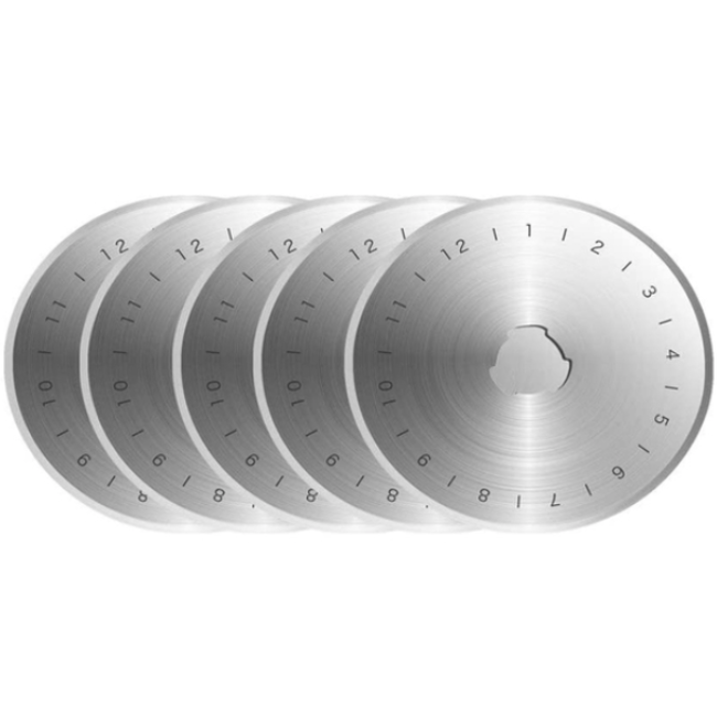 45mm Rotary Cutter Blades Pack of 5