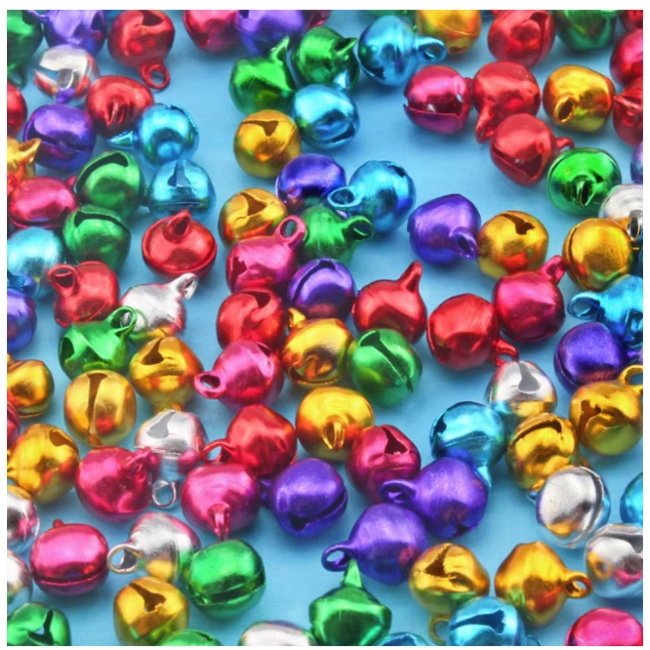 Multi Coloured Jingle Bells 20pcs