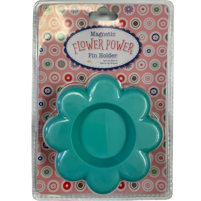 Calico Flower Magnetic Pin Holder | Lori Holt | Sea Glass