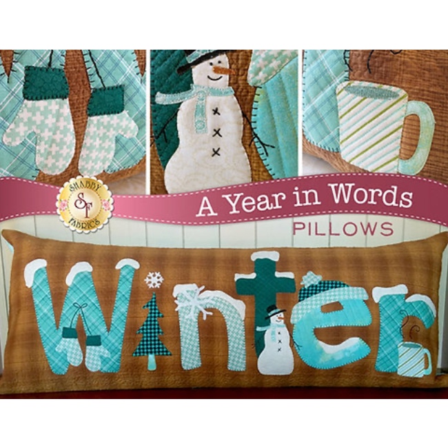 A Year in Words Winter Pillow Pattern