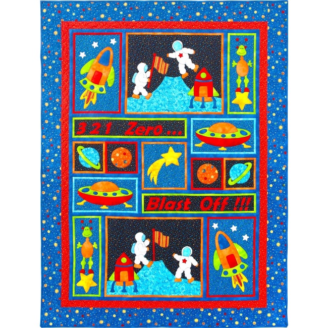 Blast off from Kids Quilts Pattern - The Quilt Shop