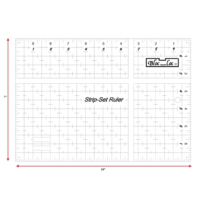 Strip Set Ruler - Bloc Loc - The Quilt Shop