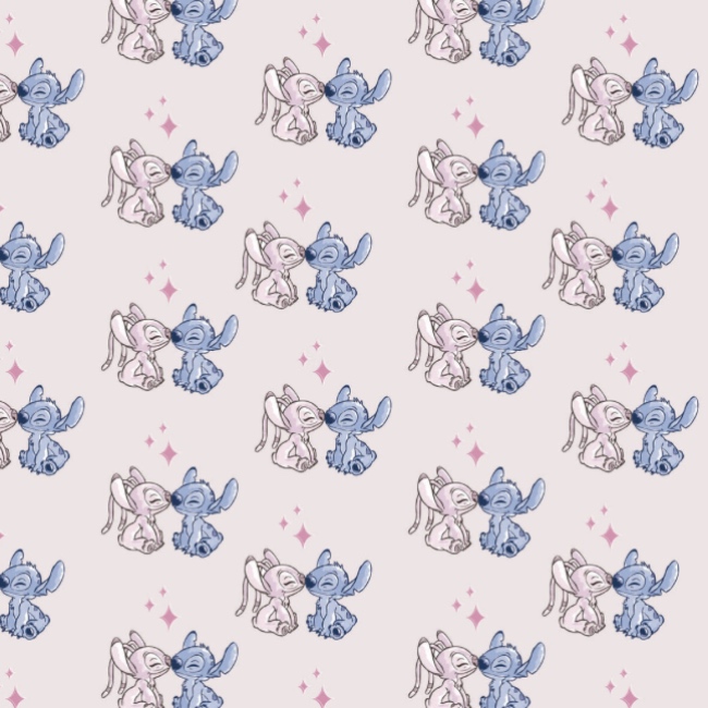 Blush You Are What You Love - Lilo and Stitch Fabric