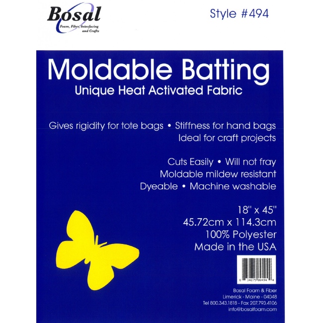 Moldable Heat Activated Batting | 18in x 45in | Bosal
