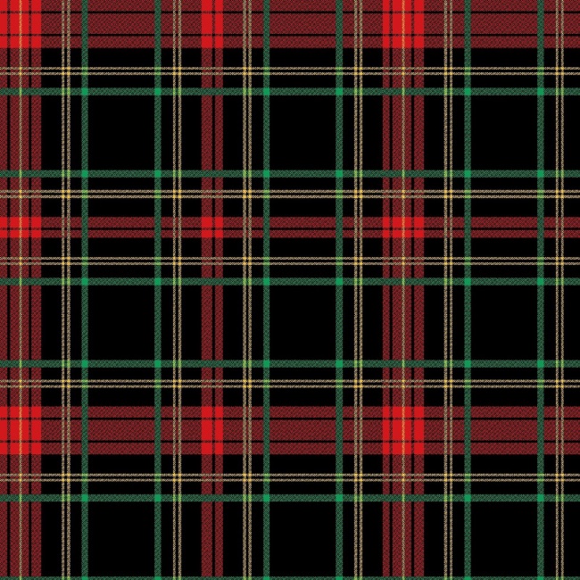Red and Green Plaid Christmas Fabric