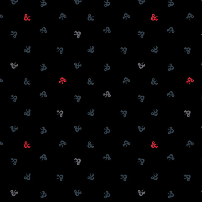 Ampersand Ditzy - Dungeons & Dragons Fabric