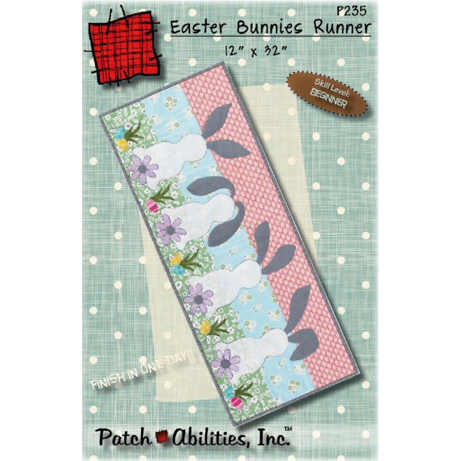 Easter Bunnies - Table Runner Pattern - The Quilt Shop