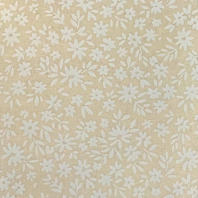 thumbnail image 2 of Paolo Rossi Ivory Cotton Ribbon Fabric – Made In Italy, Daisy Model For Lampshades 2 of 5