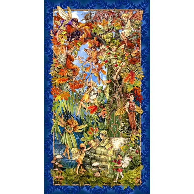 Fairy Forest Panel - Flower Fairies of the Autumn