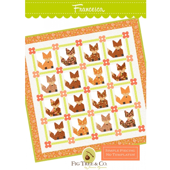 Francesca The Fox Quilt Pattern