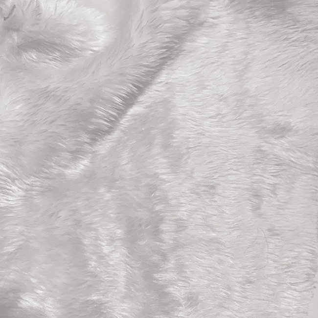 Fun Faux Fur fabric - White