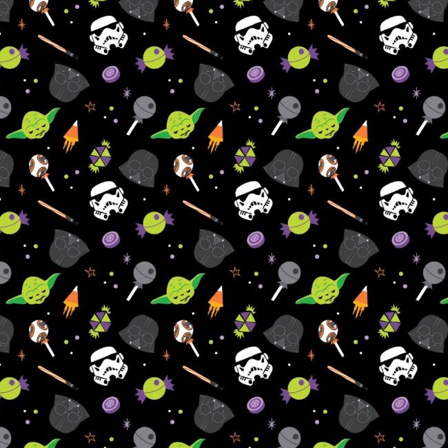 Star Wars Galactic Halloween Fabric The Quilt Shop
