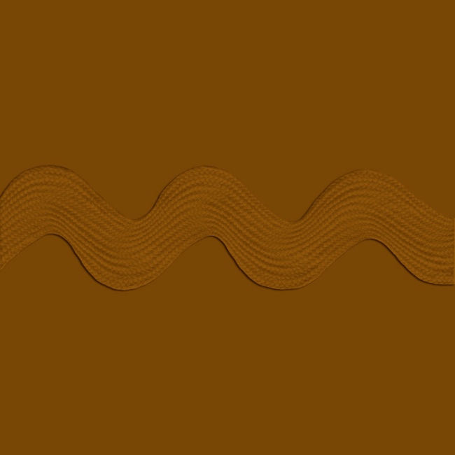 Chestnut Ric Rac Giant - Ric Rac - Chestnut - The Quilt Shop