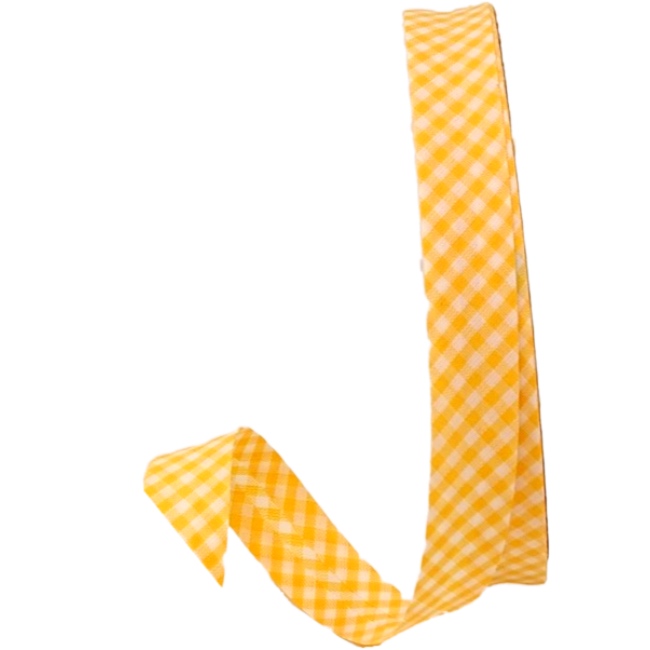 yellow gingham tie