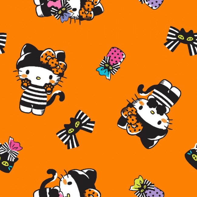 Halloween Bows Sanrio Hello Kitty Fabric The Quilt Shop