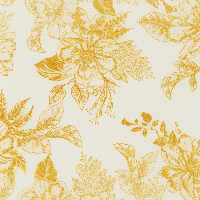 Holiday Flourish Extra Wide - Toile Cream