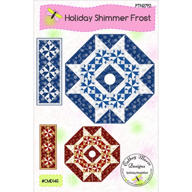 Holiday Shimmer Frost Tree Skirt Pattern