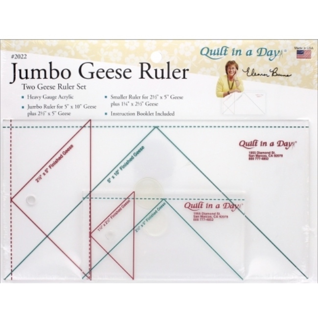 Jumbo Flying Geese Ruler Set 2pcs The Quilt Shop