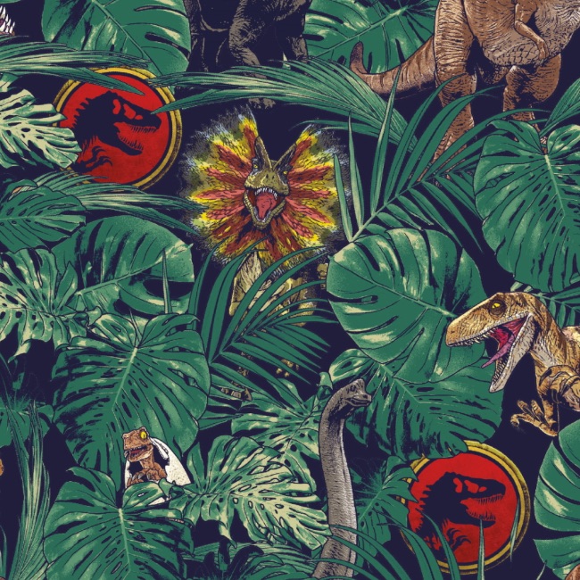 Jurassic Park Fabric - Dinosaurs