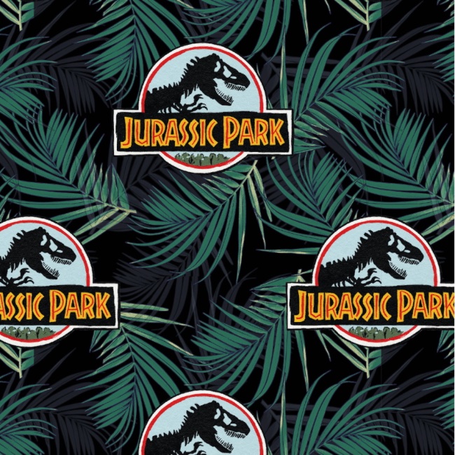 Jurassic Park Fabric - Logo