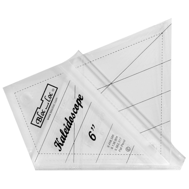 Kaladscope Quilting Ruler 6 inch - Kaleidoscope Ruler Set - Bloc Loc - The Quilt Shop