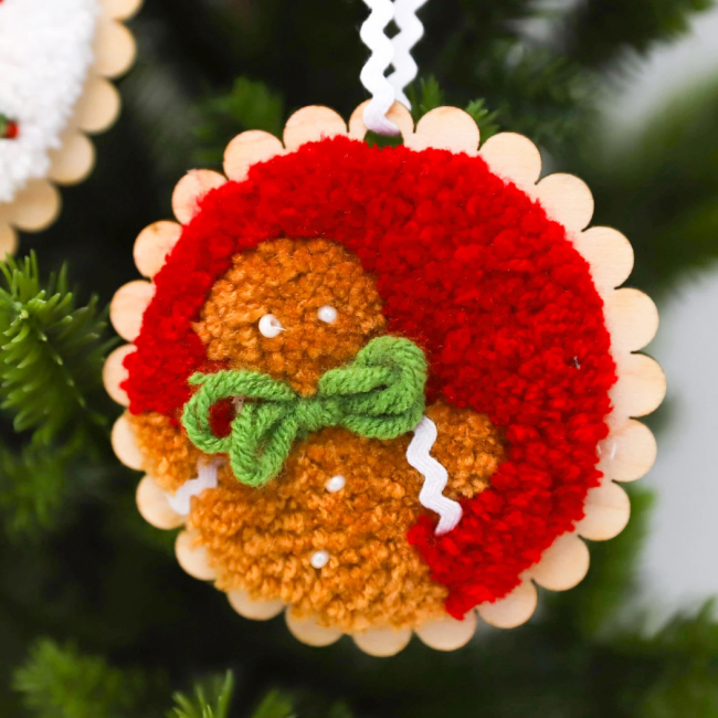 Kimberbell - Punch Needle Embroidery - Cozy Christmas Ornaments Kit ...