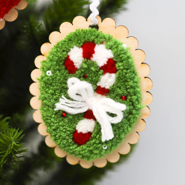 Kimberbell - Punch Needle Embroidery - Cozy Christmas Ornaments Kit ...