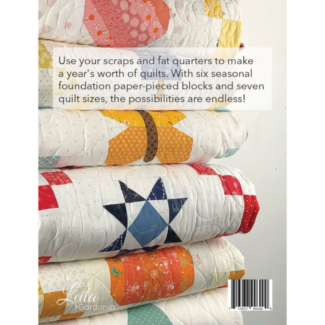 Seasonally Scrappy Quilt Pattern | Leila Gardunia - The Quilt Shop