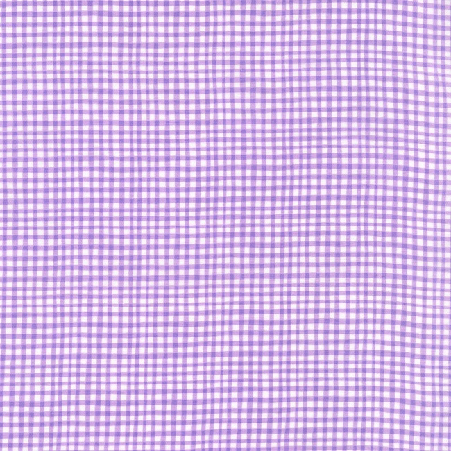 Lilac - Gingham Fabric - 1/4 inch - Michael Miller