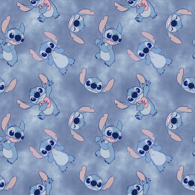 Lilo and Stitch Watercolour Fabric