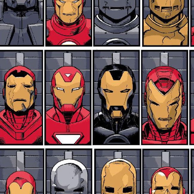 FLANNEL - Iron Man Marvel Fabric