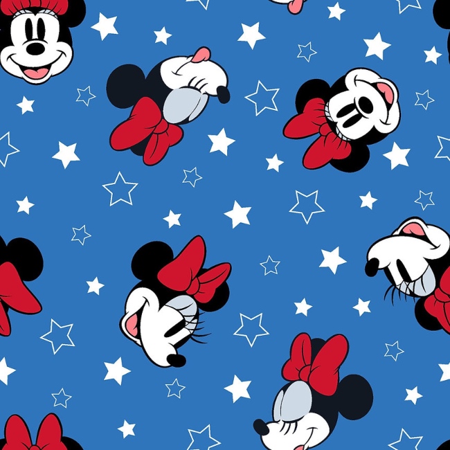 Disney Mickey and Minnie Stars Fabric