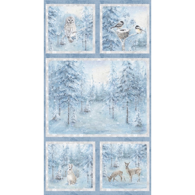 Multi Woodland Frost Craft Panel