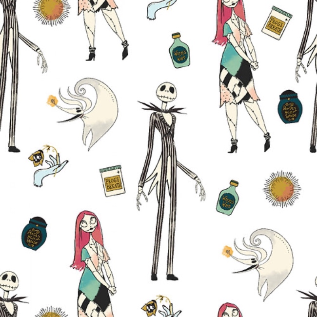 Nightmare Before Christmas Fabric - Mystic Opulence Packed