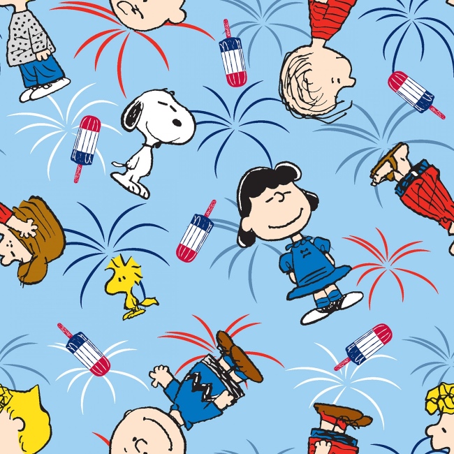 Peanuts Gang Patriotic Celebrate