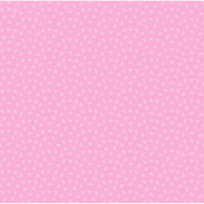 Pink Hearts Tonal Fabric