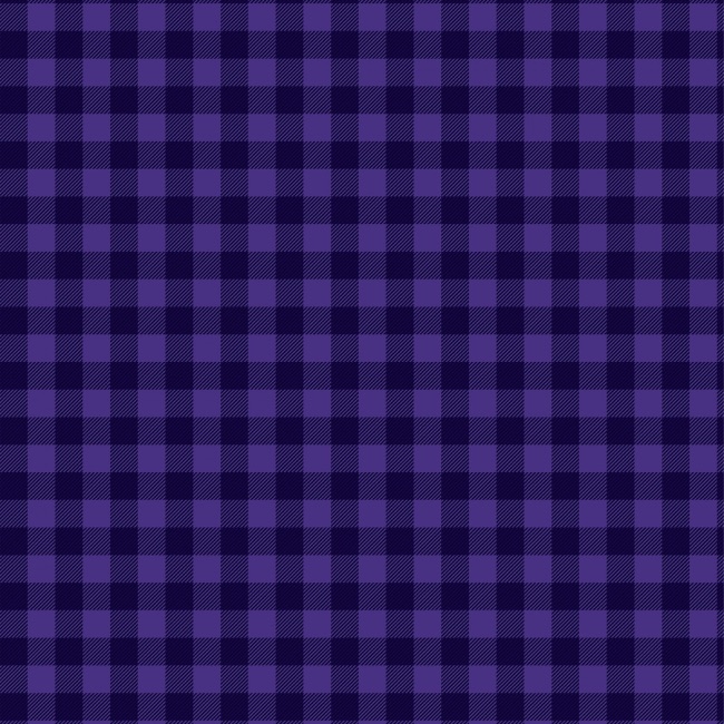 Buffalo Check Purple and Black Fabric