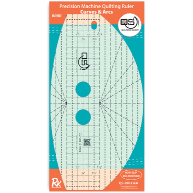 Quilters Select - Machine Quilting Ruler - Curves & Arcs | The Quilt Shop