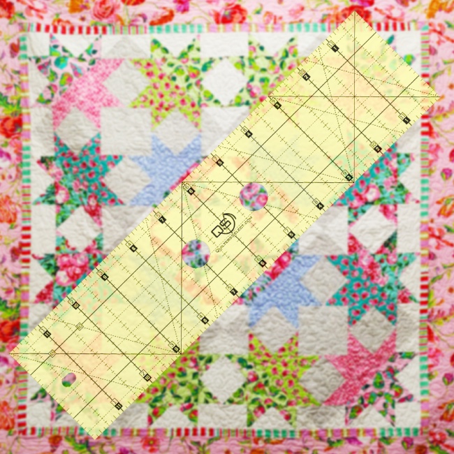 Quilters Select - Machine Quilting Ruler - 3in x 12in Precision Ruler ...