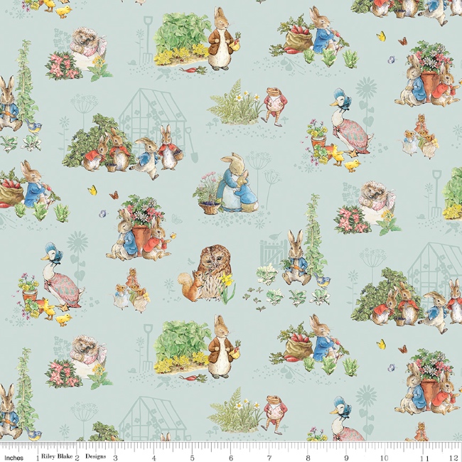 Peter Rabbit & Friends Characters in Blue
