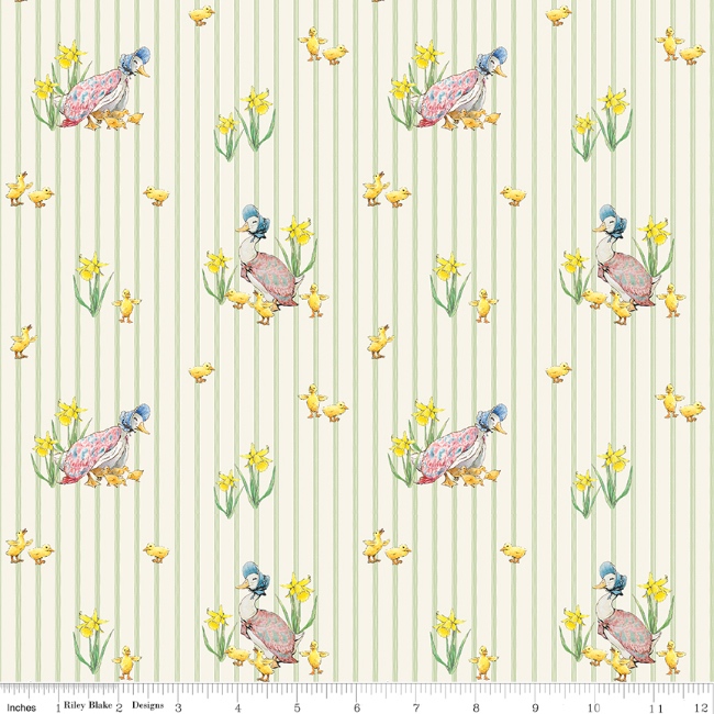 Peter Rabbit & Friends Duck Stripe in Cloud Peter Rabbit & Friends Duck Stripe in Cloud