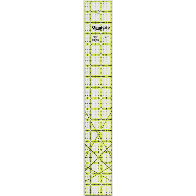 Omnigrid Omnigrip 2.5'' x 18'' ruler