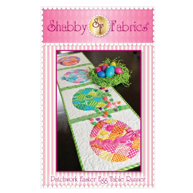 Patchwork Easter Egg Table Runner May Pattern - The Quilt Shop