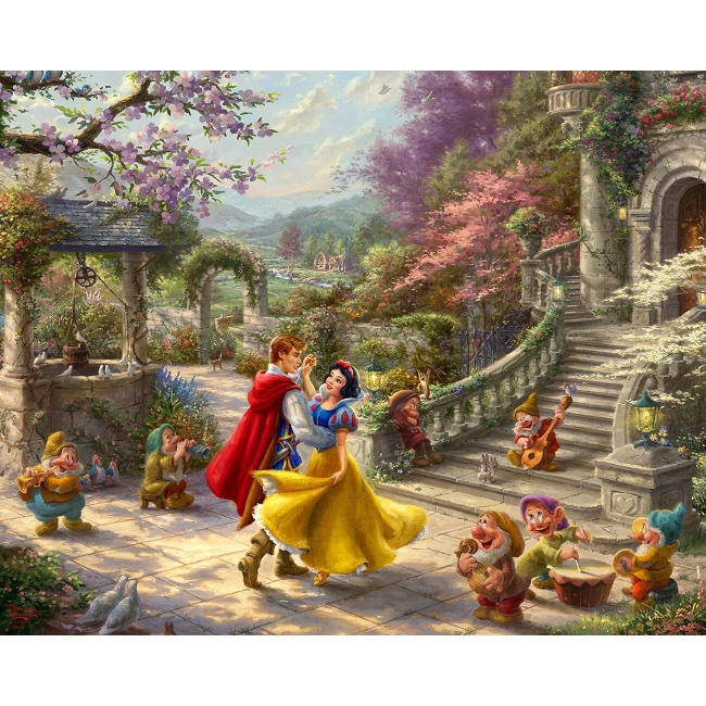 Disney Snow White Dancing In The Sunlight Panel