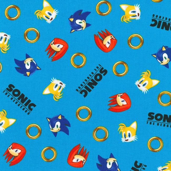 Sonic the Hedgehog Character Fabric