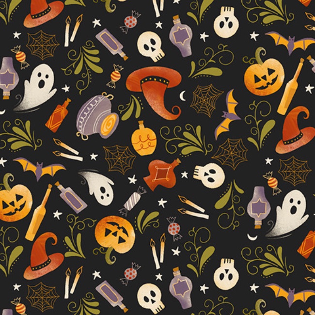 Spooky and Sweet - Too Cute to Spook Fabric