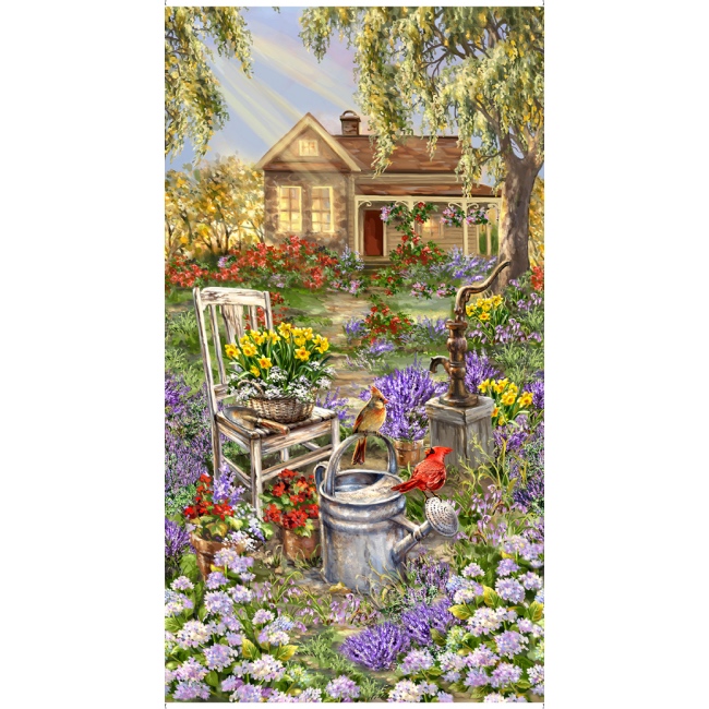 Spring Fabric Panel Patterns Spring Song Fabric Panel - The Quilt Shop