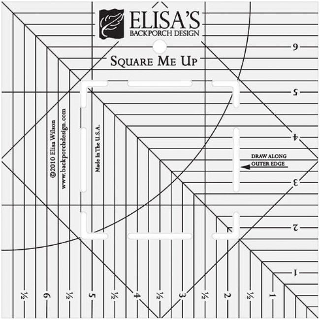 Ruler Template Square